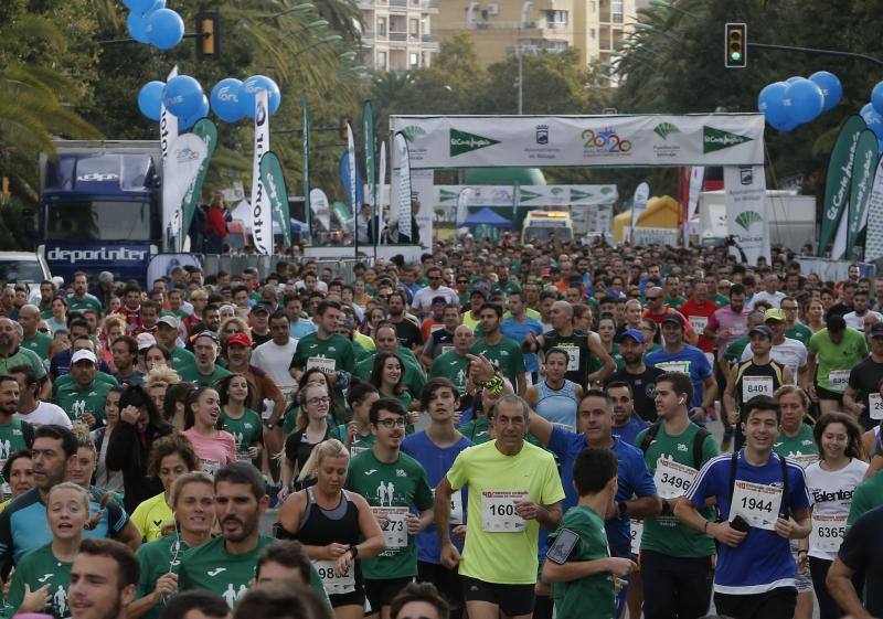 Más de 18.000 personas corrieron por las calles de Málaga en la 40 edición de esta tradicional prueba popular