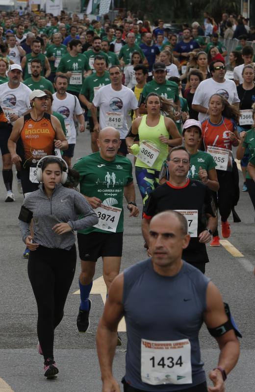 Más de 18.000 personas corrieron por las calles de Málaga en la 40 edición de esta tradicional prueba popular