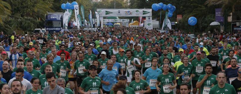 Más de 18.000 personas corrieron por las calles de Málaga en la 40 edición de esta tradicional prueba popular