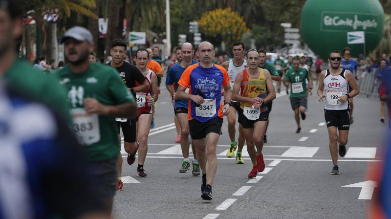 Más de 18.000 personas corrieron por las calles de Málaga en la 40 edición de esta tradicional prueba popular