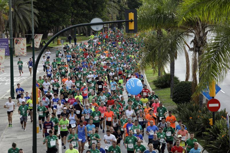 Más de 18.000 personas corrieron por las calles de Málaga en la 40 edición de esta tradicional prueba popular