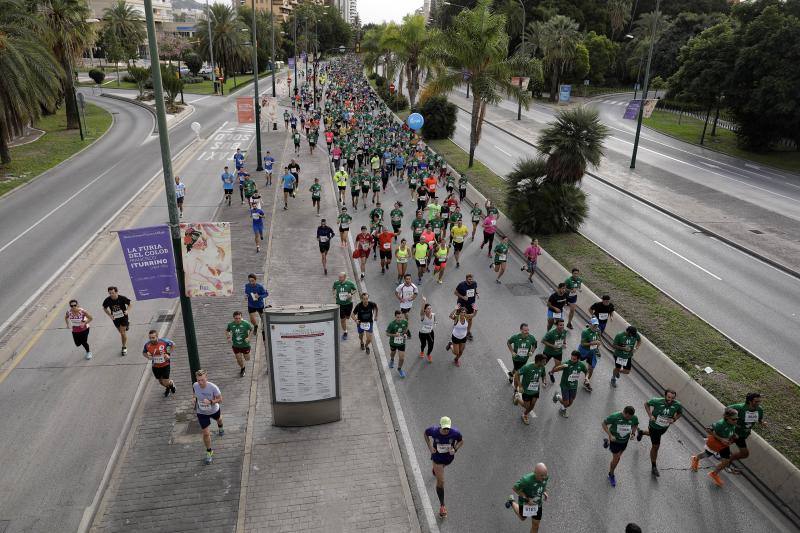 Más de 18.000 personas corrieron por las calles de Málaga en la 40 edición de esta tradicional prueba popular