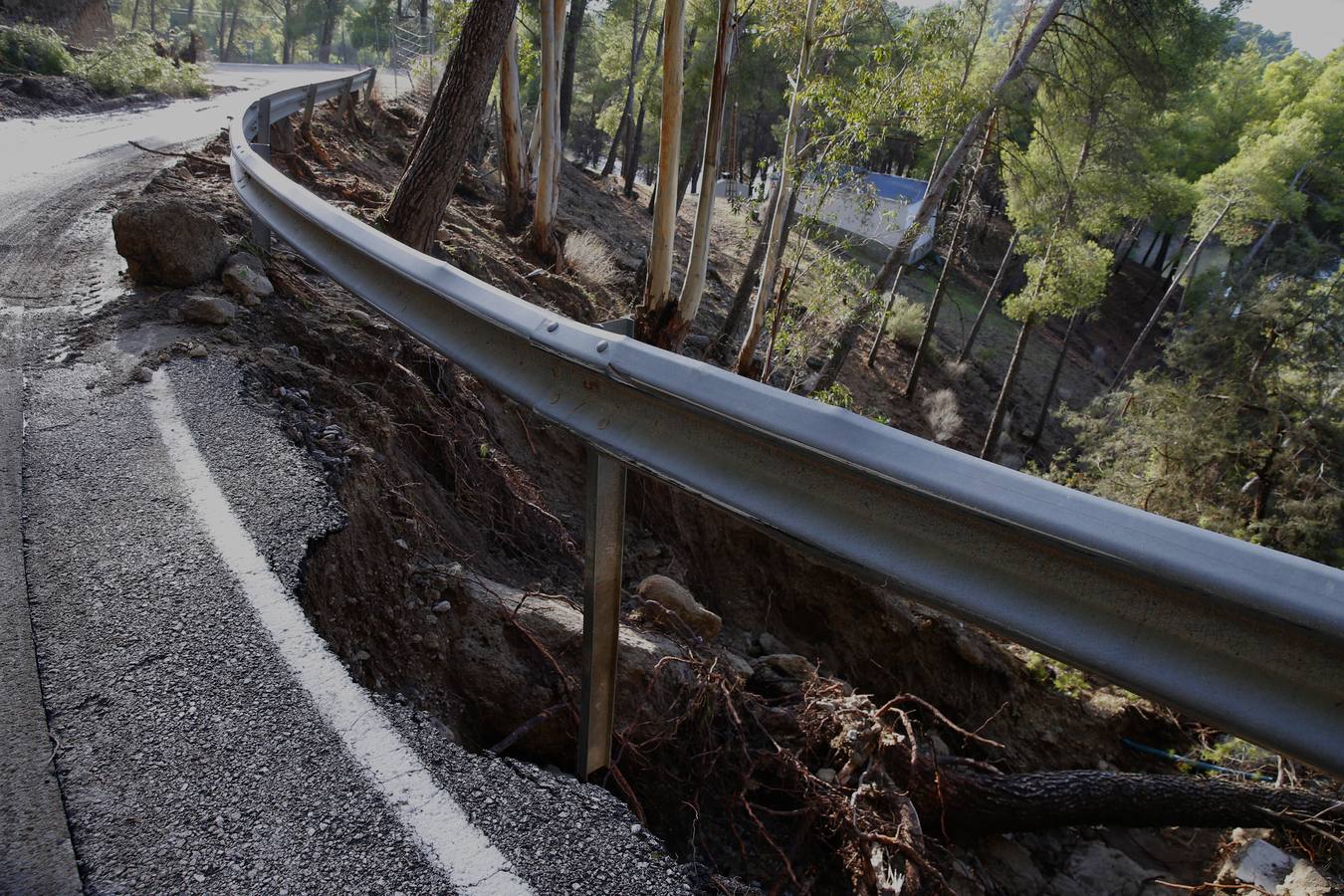 Carretera de la presa del Conde del Guadalhorce. 