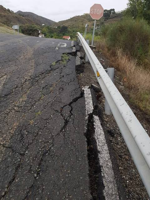 Daños en Carratraca