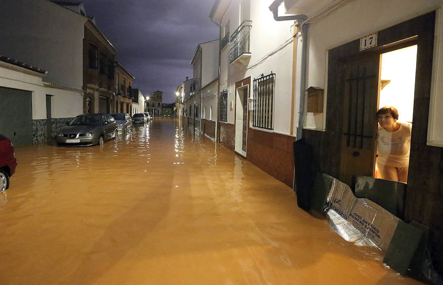 Bobadilla, Campillos, Teba, Casarabonela, Ardales y Estepona se llevan lo peor de la alerta roja que ha dejado registros históricos