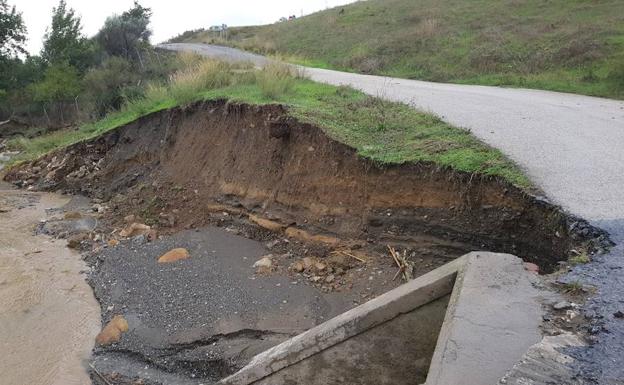 Daños en Carratraca por la tromba. 