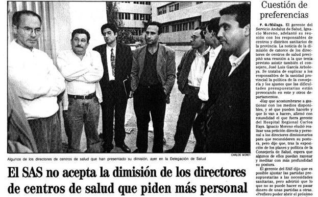 Noticia de mayo de 1993 publicada en SUR.