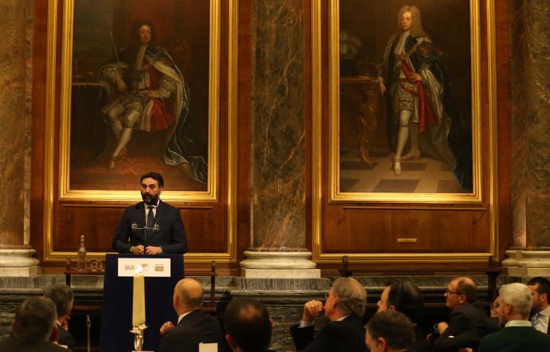 La cena organizada por Prensa Malagueña en la WTM SUR reúne a los máximos responsables del turismo nacional, regional y local en un mismo foro