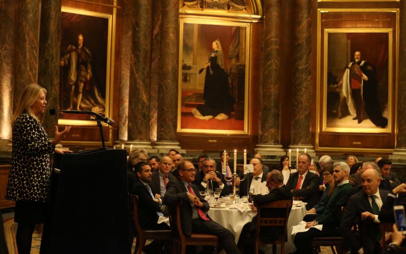 La cena organizada por Prensa Malagueña en la WTM SUR reúne a los máximos responsables del turismo nacional, regional y local en un mismo foro