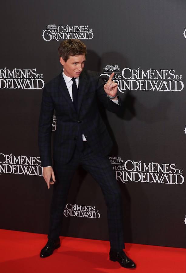 Los actores de la nueva película posaron durante el preestreno en Madrid