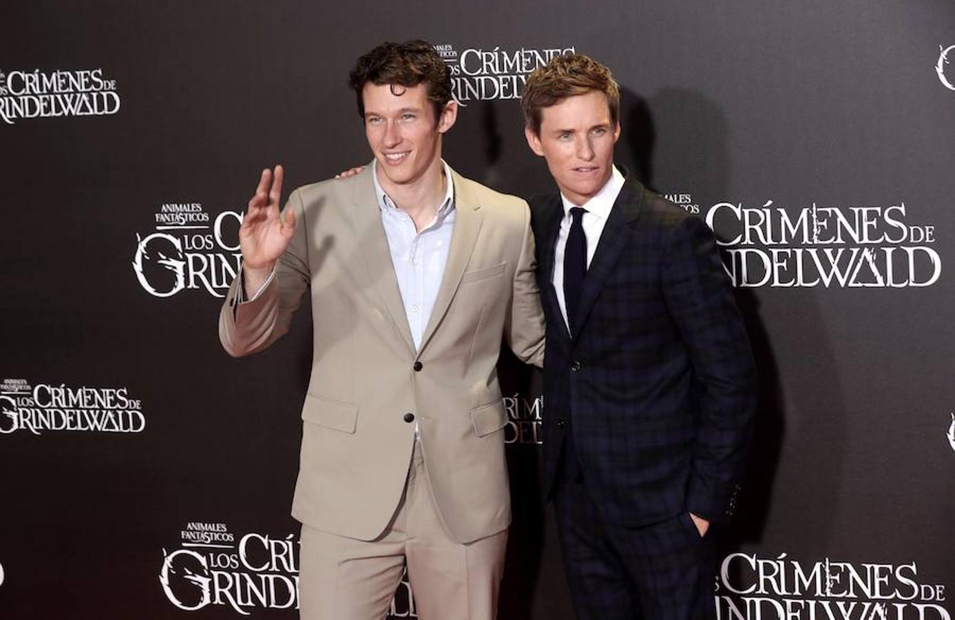 Los actores de la nueva película posaron durante el preestreno en Madrid