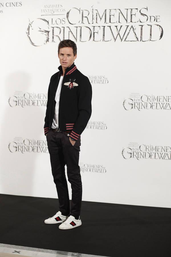 Los actores de la nueva película posaron durante el preestreno en Madrid