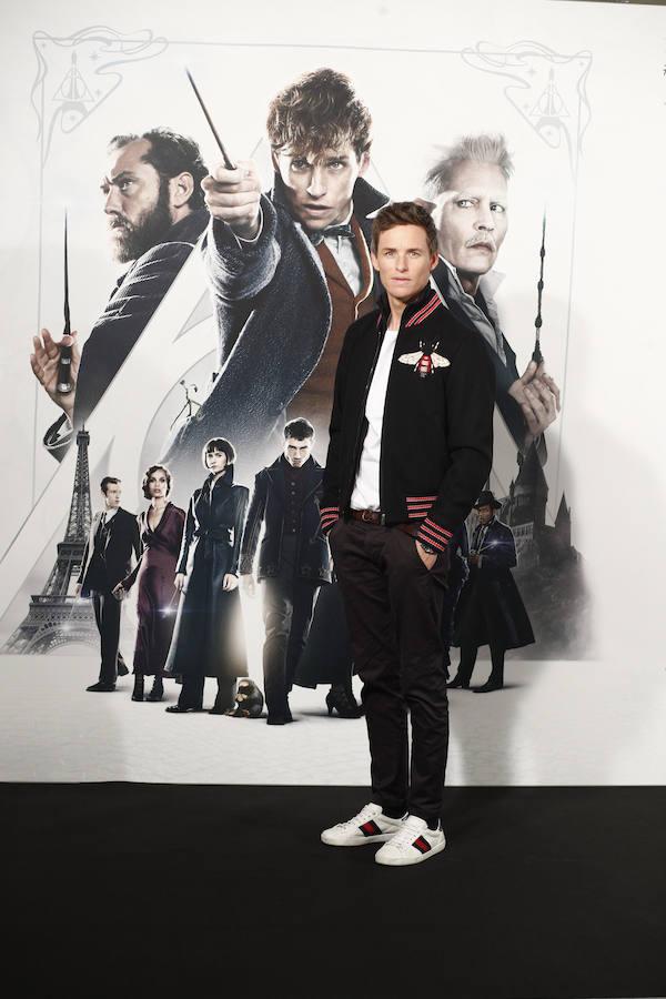 Los actores de la nueva película posaron durante el preestreno en Madrid