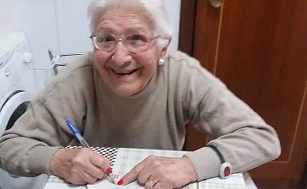 Josefa Mendaño es una de las personas mayores que participan en la iniciativa. 