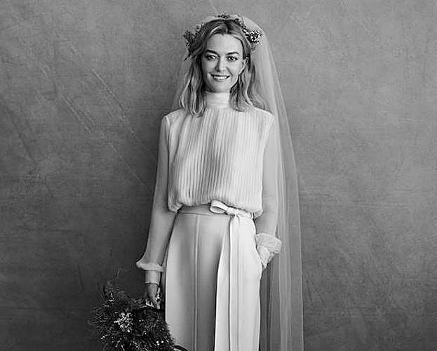 El vestido de la novia, diseñado por Valentino. 