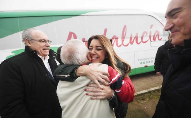 Susana Díaz ha visitado diferentes municipios cordobeses.