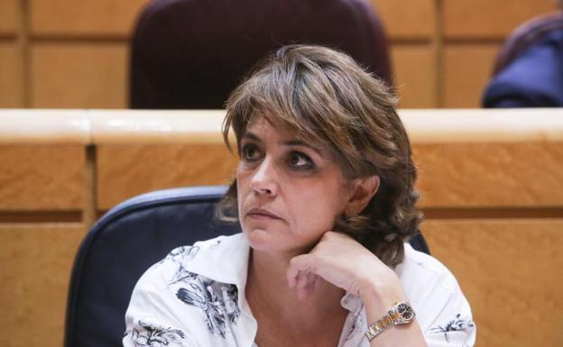 La ministra de Justicia, Dolores Delgado. 