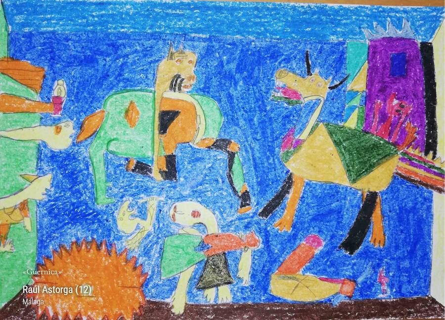 La Orquesta Sinfónica Provincial estrenará en el Martín Carpena la obra compuesta por Yuri Chugúyev en un concierto organizado por la Fundación Orden de la Paz, dentro de los actos del Octubre Picassiano. Niños y niñas de hasta 16 años pueden participar a través de un concurso de dibujo y verán sus trabajos proyectados durante el concierto en una pantalla gigante. Vota y participa:  http://ordendelapaz.org / Dibujo de: Raúl Astorga (12). Málaga