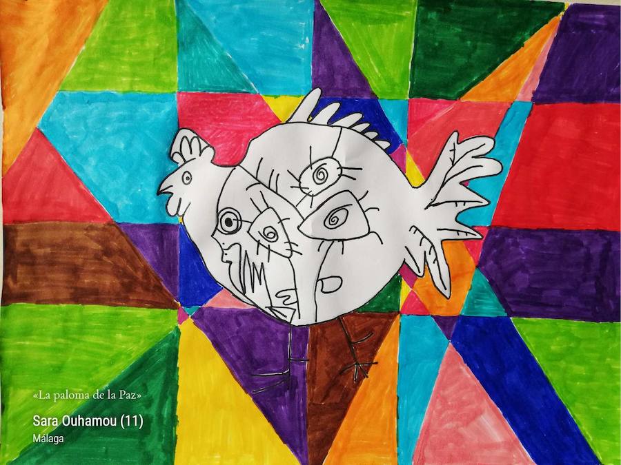 La Orquesta Sinfónica Provincial estrenará en el Martín Carpena la obra compuesta por Yuri Chugúyev en un concierto organizado por la Fundación Orden de la Paz, dentro de los actos del Octubre Picassiano. Niños y niñas de hasta 16 años pueden participar a través de un concurso de dibujo y verán sus trabajos proyectados durante el concierto en una pantalla gigante. Vota y participa:  http://ordendelapaz.org / Dibujo de: Sara Ouhamou (11). Málaga