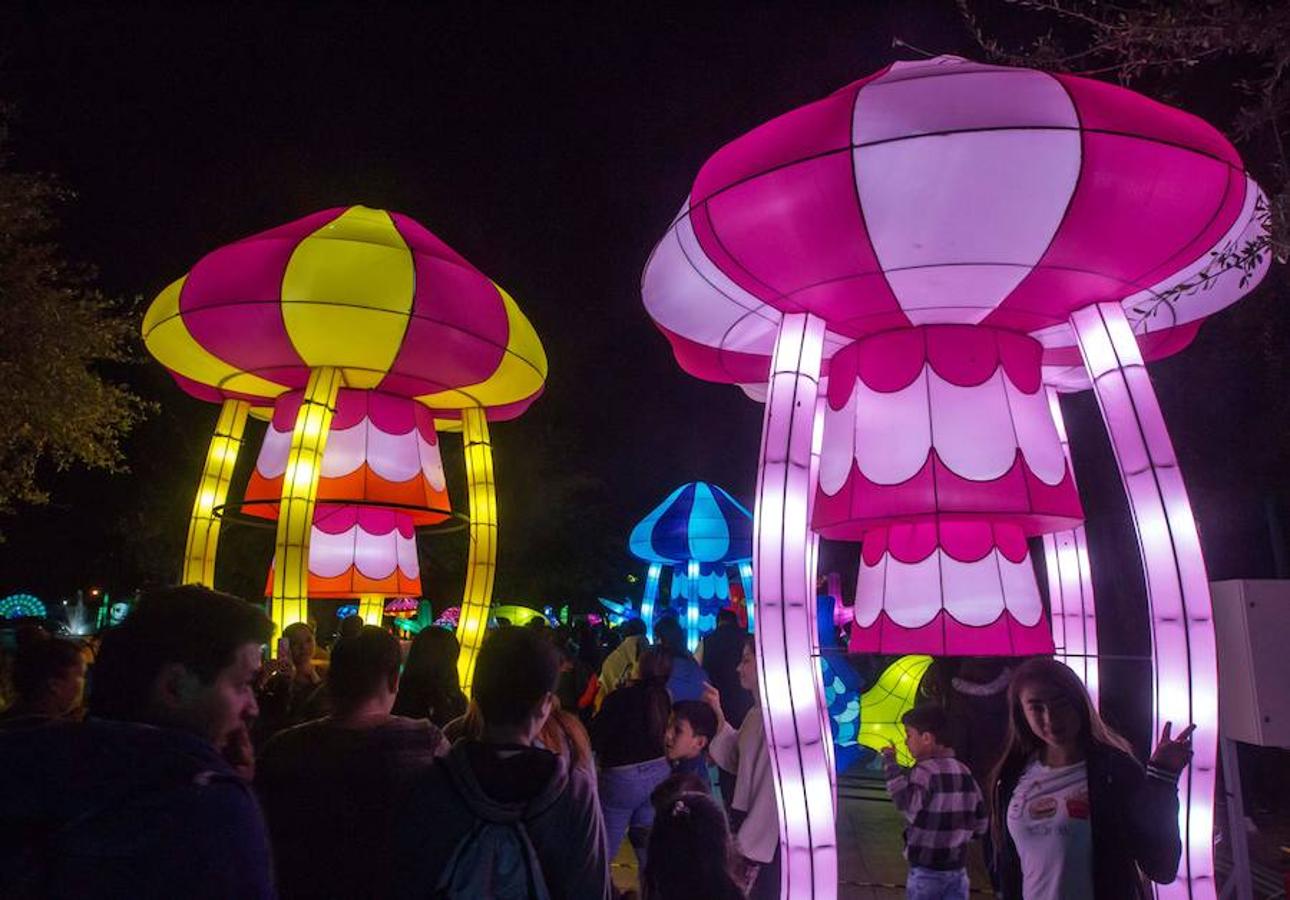 El acontecimiento luminoso comenzó el pasado jueves por las calles de la ciudad mexicana de Monterrey