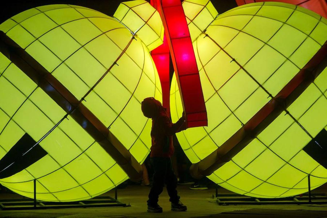 El acontecimiento luminoso comenzó el pasado jueves por las calles de la ciudad mexicana de Monterrey