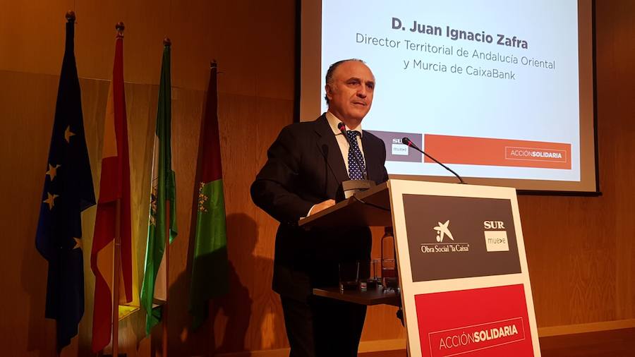 SUR y La Caixa reconocen a cinco entidades por su compromiso con los más desfavorecidos: Fundación Secretariado Gitano, Prodiversa, Altamar, Comedor Santo Domingo y Autismo Málaga
