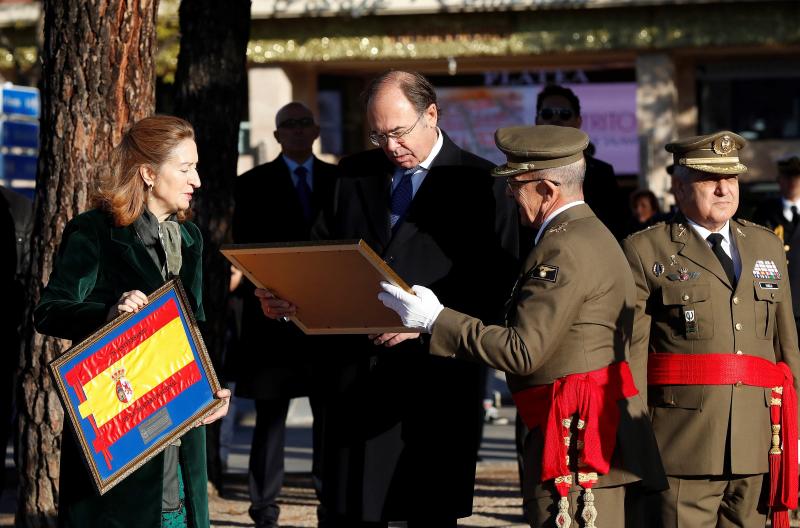 Los Reyes presiden el acto al que también asisten sus hijas, la Princesa Leonor y la infanta Sofía, y los Reyes eméritos, don Juan Carlos y doña Sofía