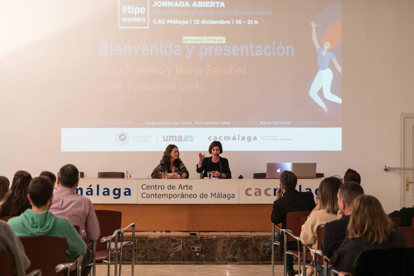 Las fotografías de esta jornada sobre tipografía organizada por la UMA y celebrada en el CAC Málaga