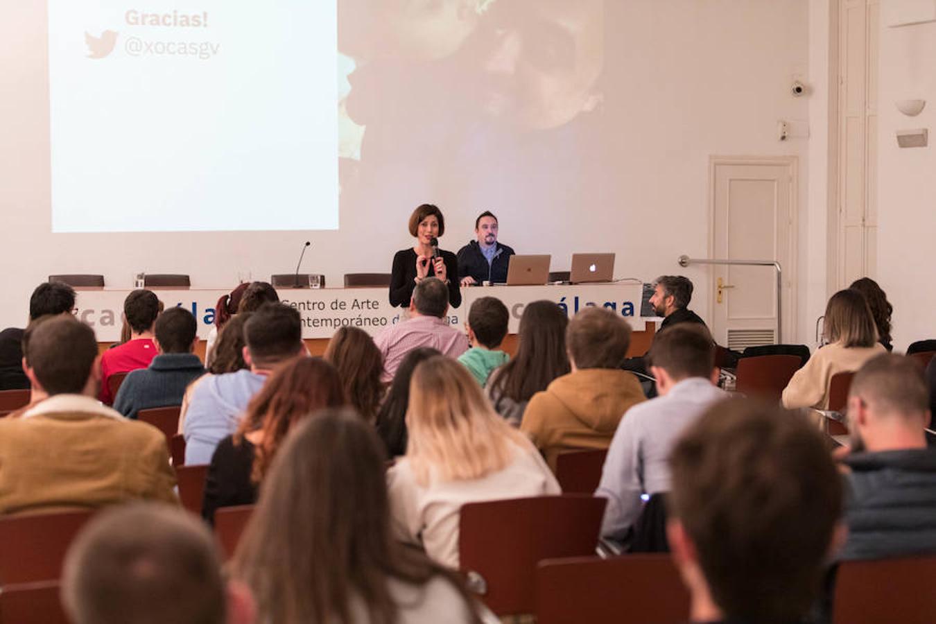 Las fotografías de esta jornada sobre tipografía organizada por la UMA y celebrada en el CAC Málaga