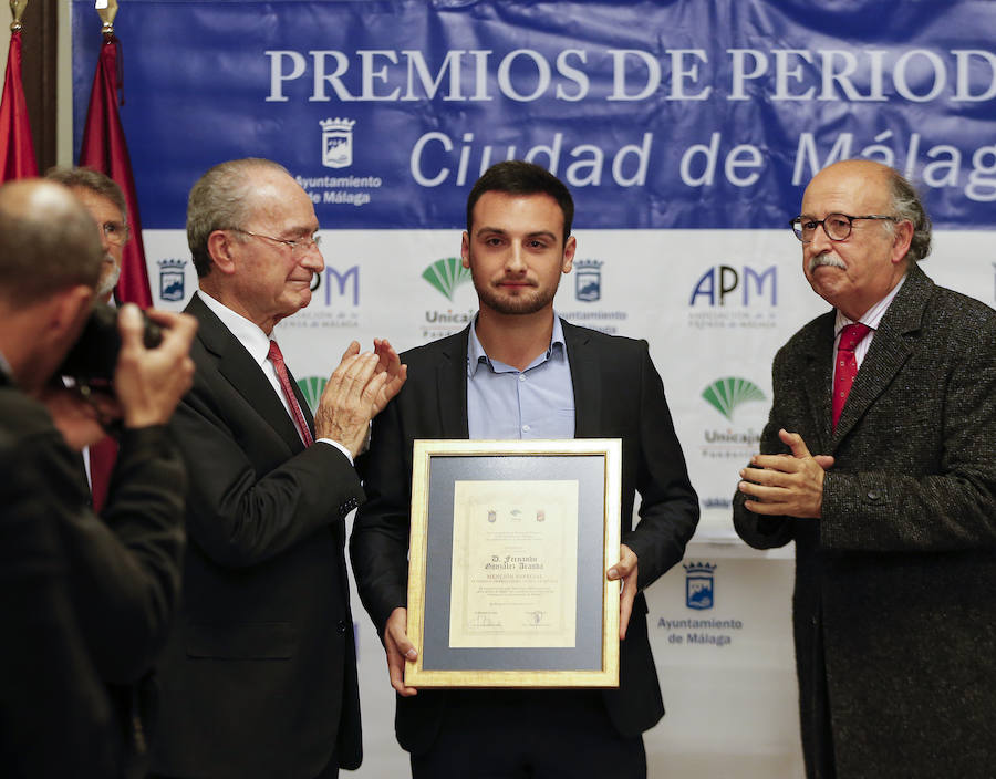 El Premio Ciudad de Málaga honra la memoria del fotógrafo de SUR Fernando González y reconoce el trabajo de Francisco Griñán