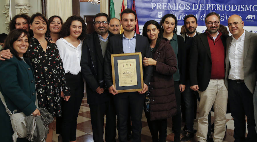 El Premio Ciudad de Málaga honra la memoria del fotógrafo de SUR Fernando González y reconoce el trabajo de Francisco Griñán