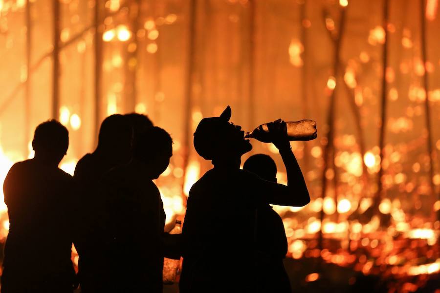 Las instantáneas más destacadas del fuego que ha arrasado a esta ciudad brasileña