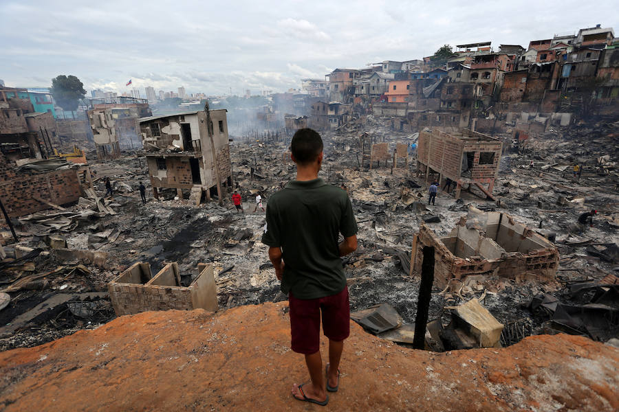 Las instantáneas más destacadas del fuego que ha arrasado a esta ciudad brasileña