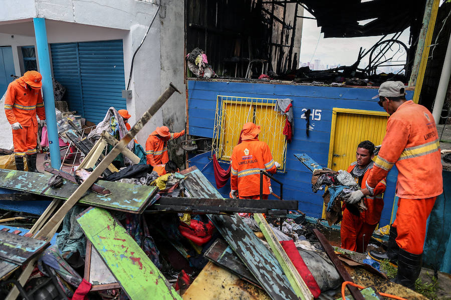 Las instantáneas más destacadas del fuego que ha arrasado a esta ciudad brasileña