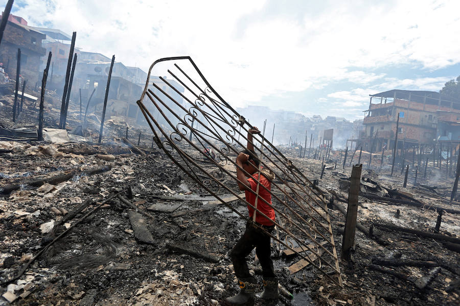 Las instantáneas más destacadas del fuego que ha arrasado a esta ciudad brasileña