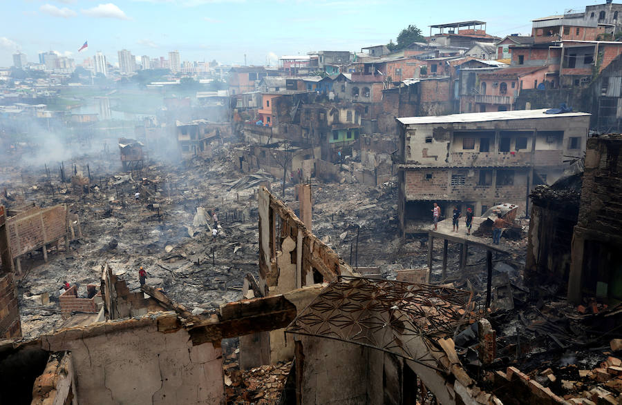 Las instantáneas más destacadas del fuego que ha arrasado a esta ciudad brasileña