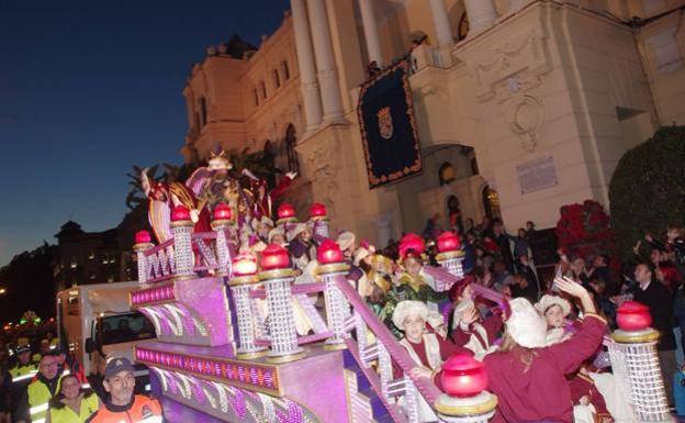 Una de las carrozas de la Cabalgata de este año. 