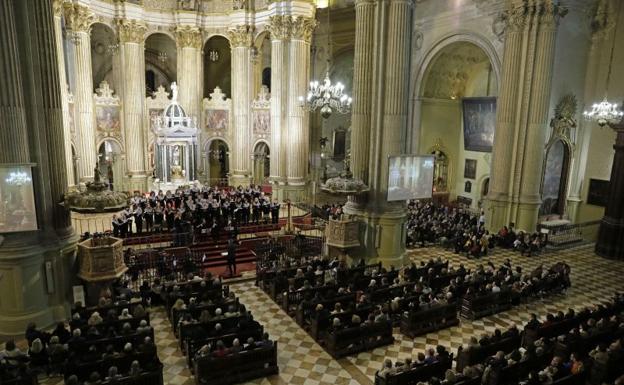 Concierto de Navidad reciente en la Catedral. 