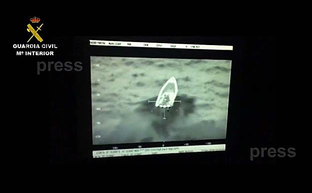 Imágenes de la operación de la Guardia Civil.