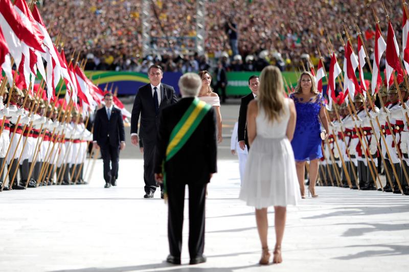 Así fue la toma de posesión del nuevo presidente de Brasil