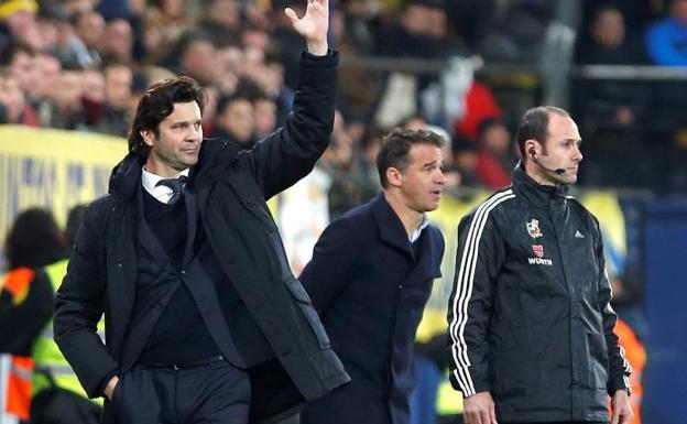 Solari se lamenta de una acción del partido.