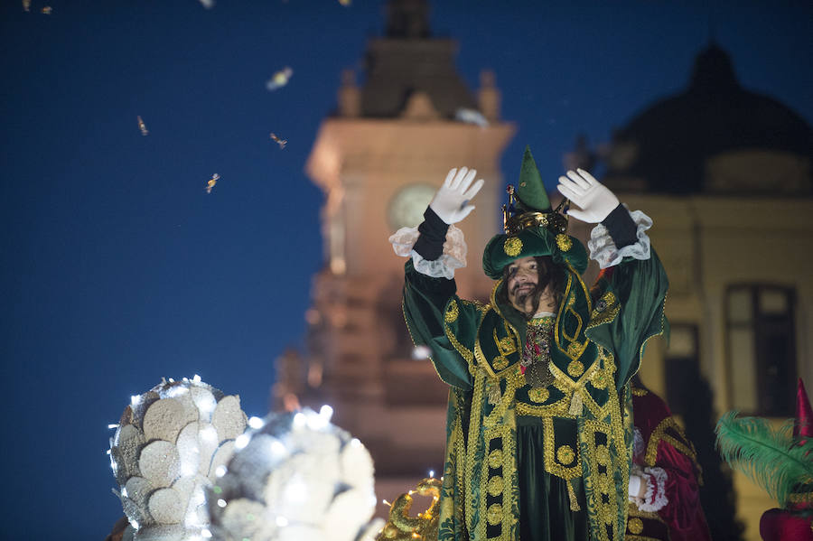 Fotos: Las mejores imágenes de la Cabalgata de los Reyes Magos de Málaga 2019