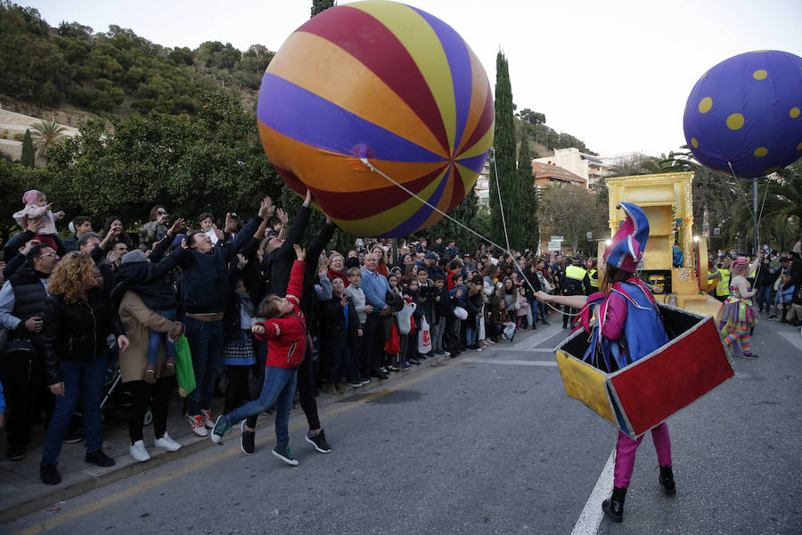 Fotos: Las mejores imágenes de la Cabalgata de los Reyes Magos de Málaga 2019