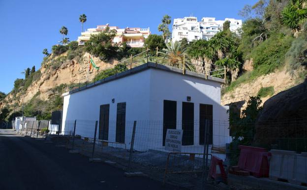 La estación de bombeo de la playa de Burriana ya está prácticamente finalizada. 