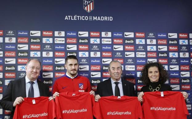 Koke, en la presentación de la campaña 