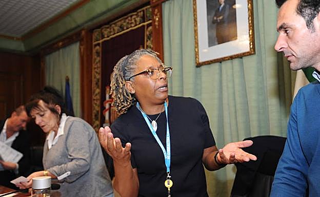 La cónsul en Marbella, el pasado jueves. 