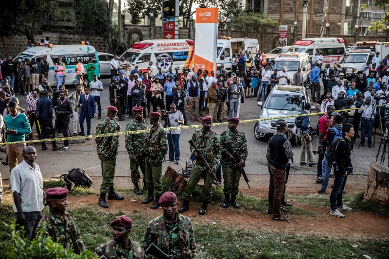 El ataque contra un hotel de lujo en Nairobi, producido este martes, ha dejado al menos 5 muertos y 30 heridos