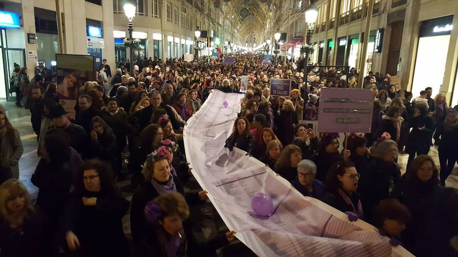 Fotos: Manifestación feminista en Málaga &#039;Ni un paso atrás&#039;, en imágenes