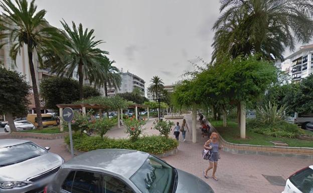 Imagen de la plaza de la Hispanidad. 