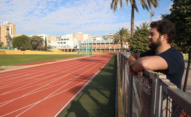 Borja Vivas, ayer en las pistas de la Ciudad Deportiva de Carranque.